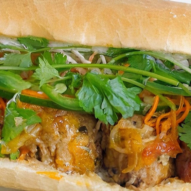 B8. Meatball Sandwich.