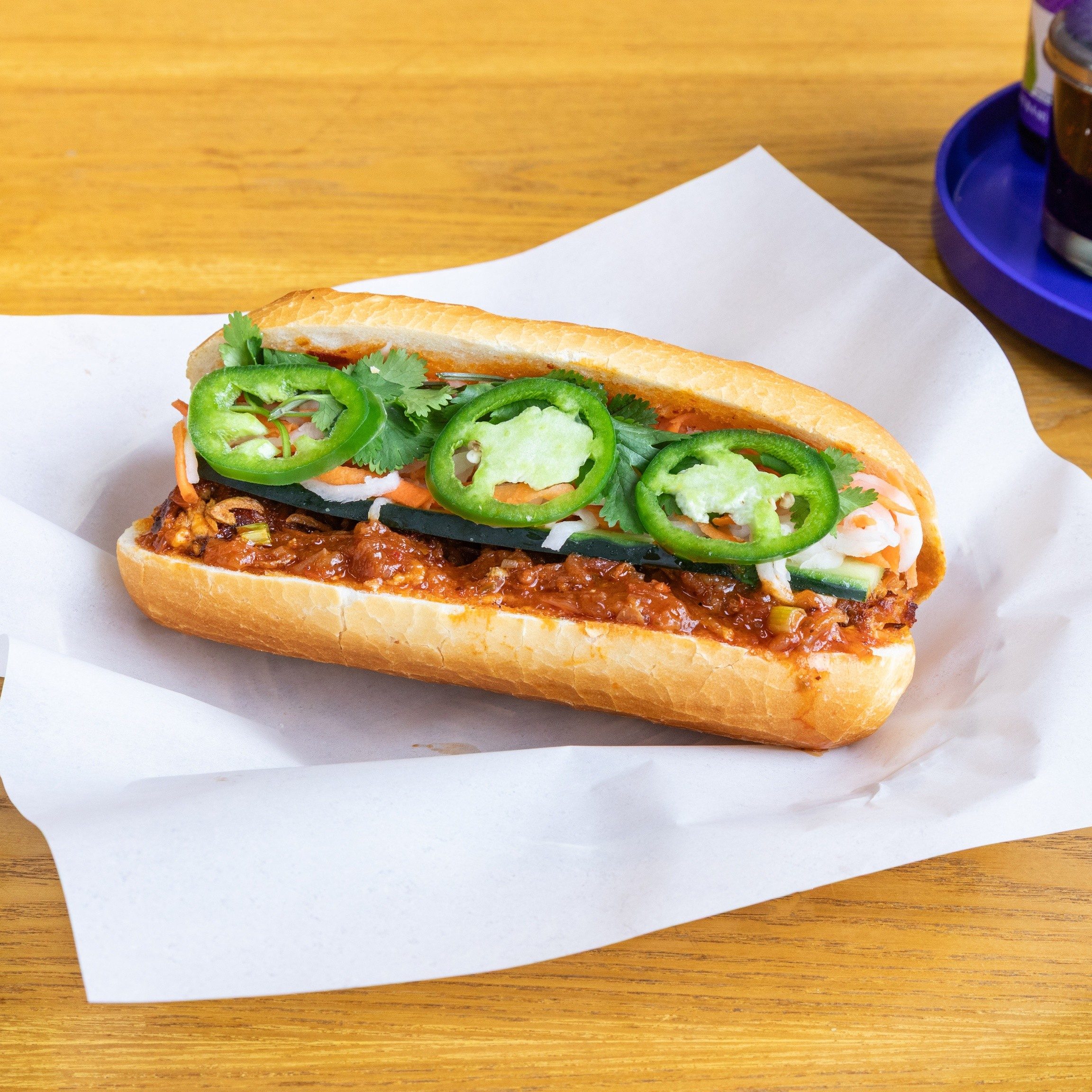 B8. Meatball Sandwich.