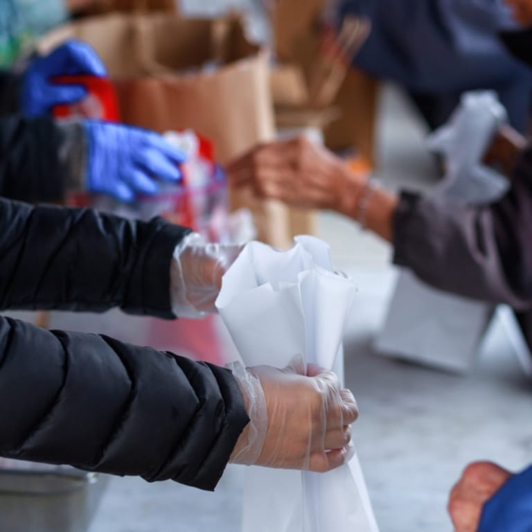 Volunteering for Food Preparation & Transportation