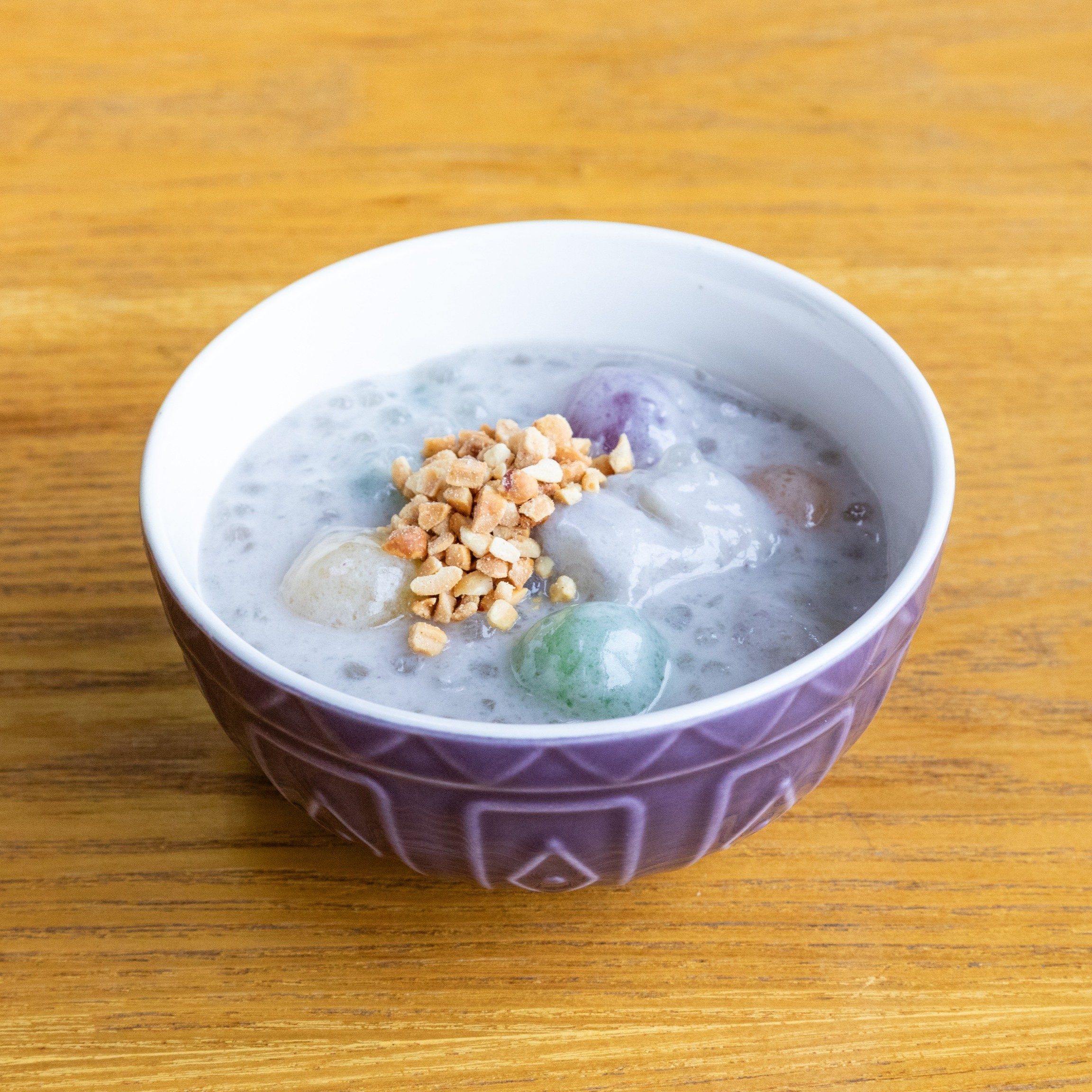 D1. Banana Tapioca Pudding with Coconut Milk (GF).
