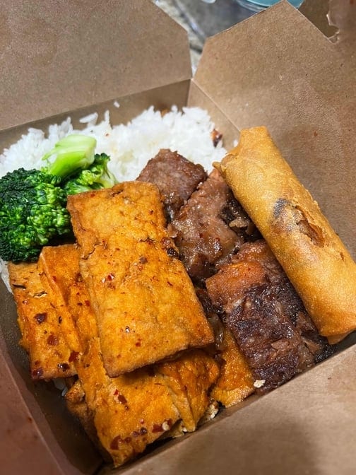 Steamed Rice Combo.