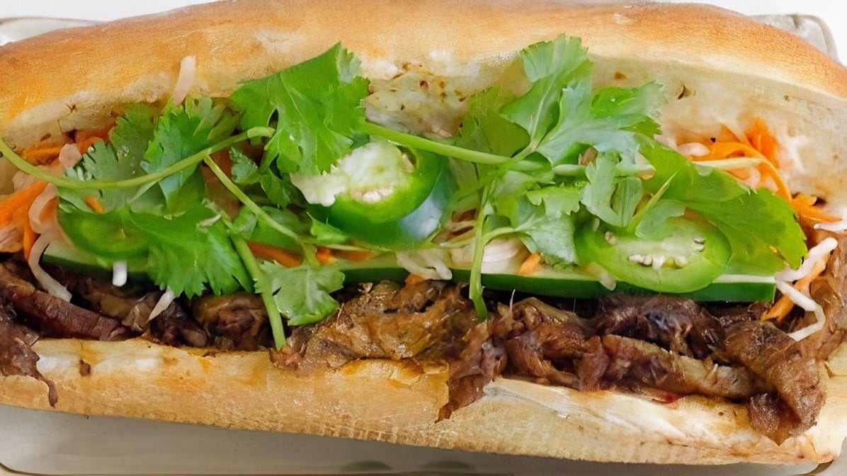 B2. Spicy Lemongrass Chicken Sandwich.