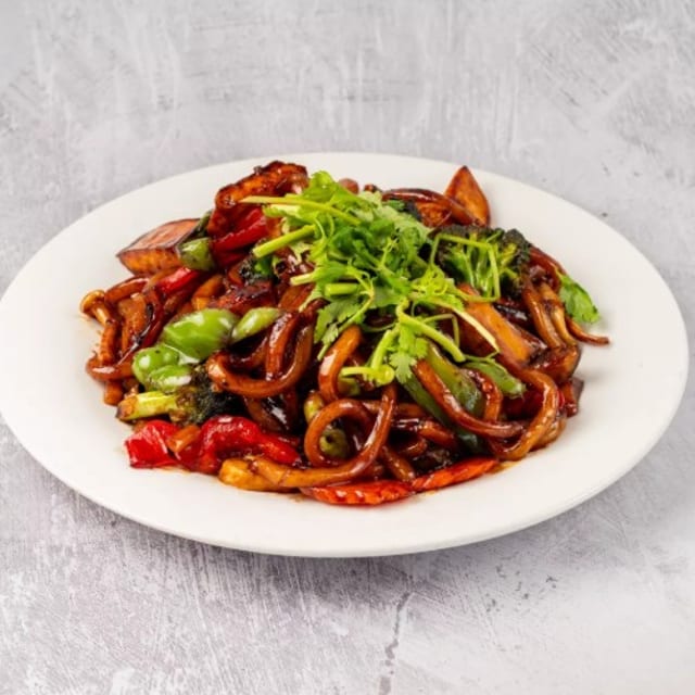 Black Pepper Udon.